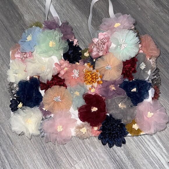 Floral Embellished Bustier Top - Picture 3 of 6